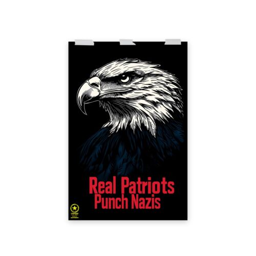 Abolish MAGA - Real Patriots Punch Nazis wall poster - Picture 4 of 24