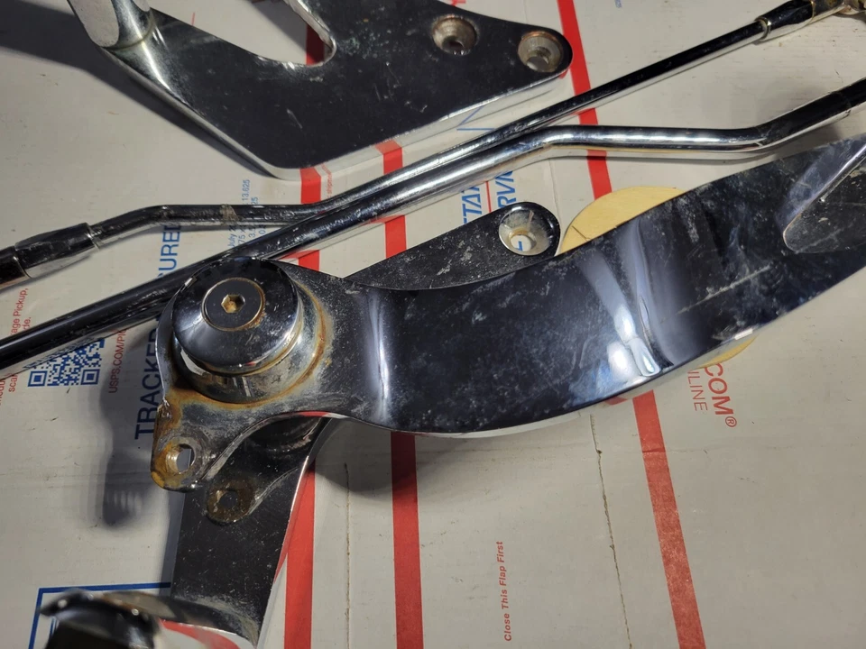 91-17 Harley Davidson Dyna Forward Controls 3" Extended Kuryakyn 9064 Chrome FXD - Imagem 4 de 4