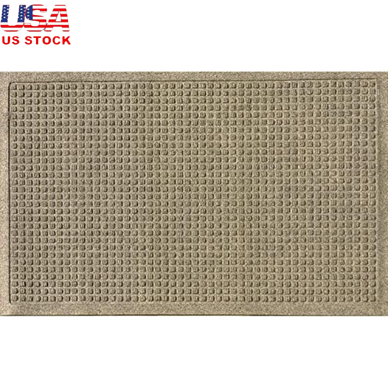 Durable Skid Resistant Waterhog Doormat Indoor Outdoor Water Trapping Floor Mat