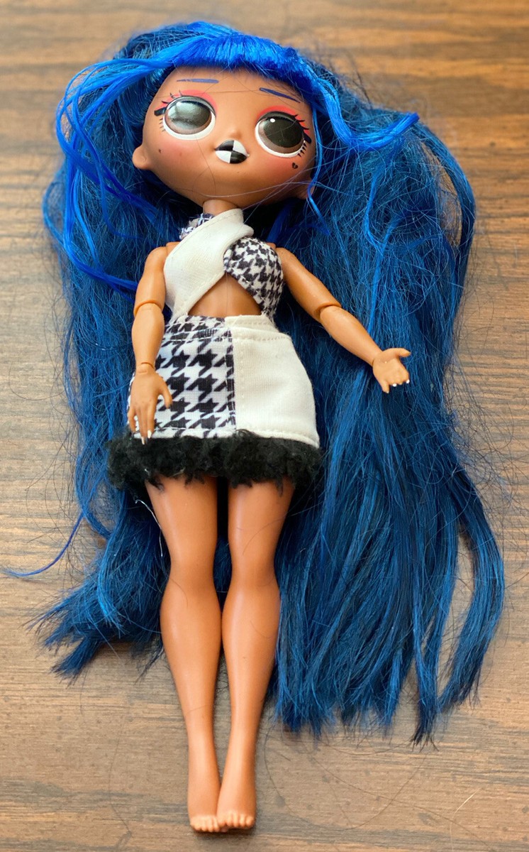 Pelo Azul Lol Cabello De Colores MGA LOL Surprise OMG Downtown