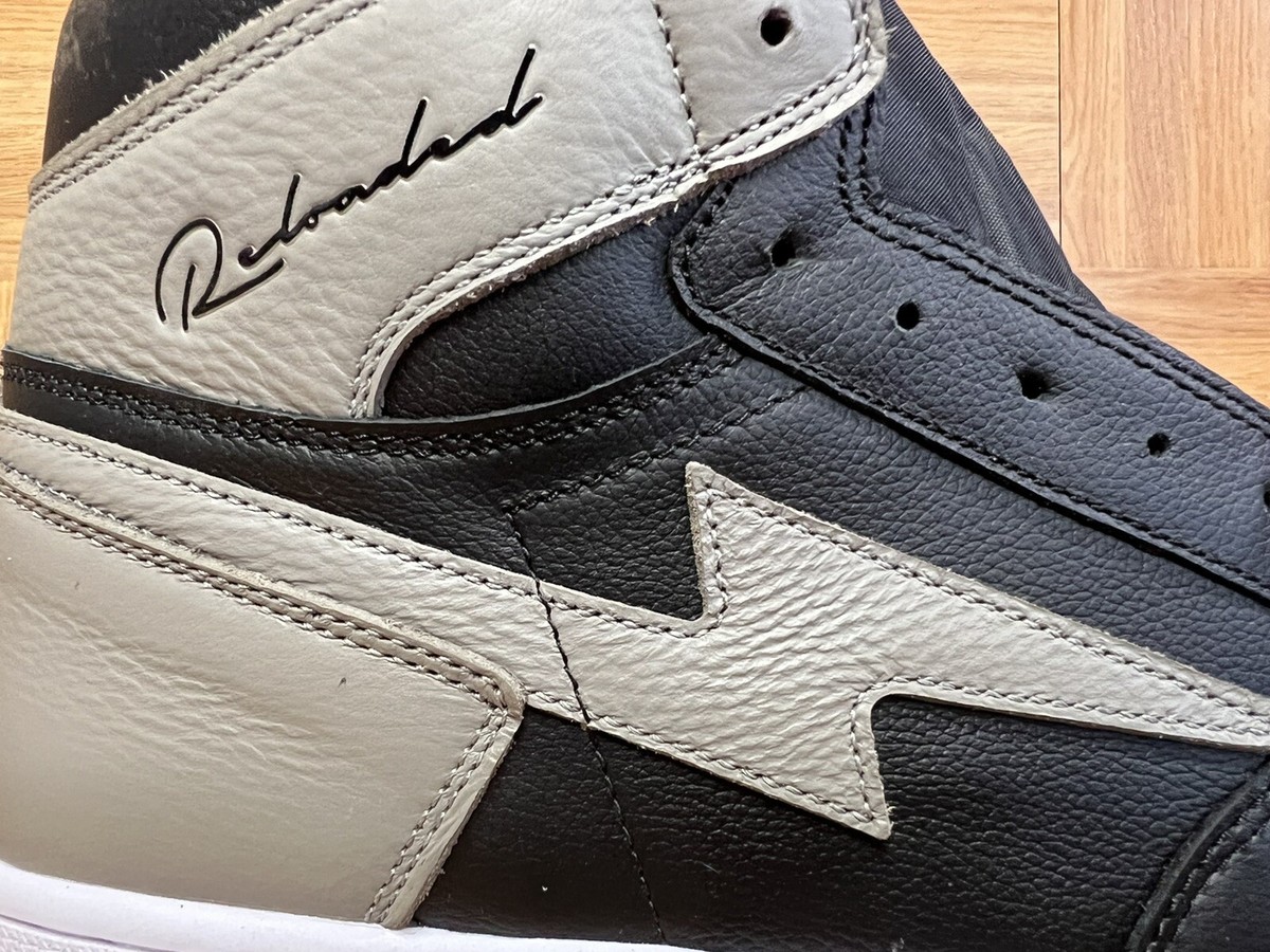 RARE🔥 AIR OMI Shadow Gray Sneakers Sz 12 Black Gray Leather