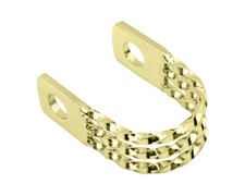 GOLD Bicycle Twisted Seat Post Clamp 25.4mm Cruiser Lowrider BMX Bikes