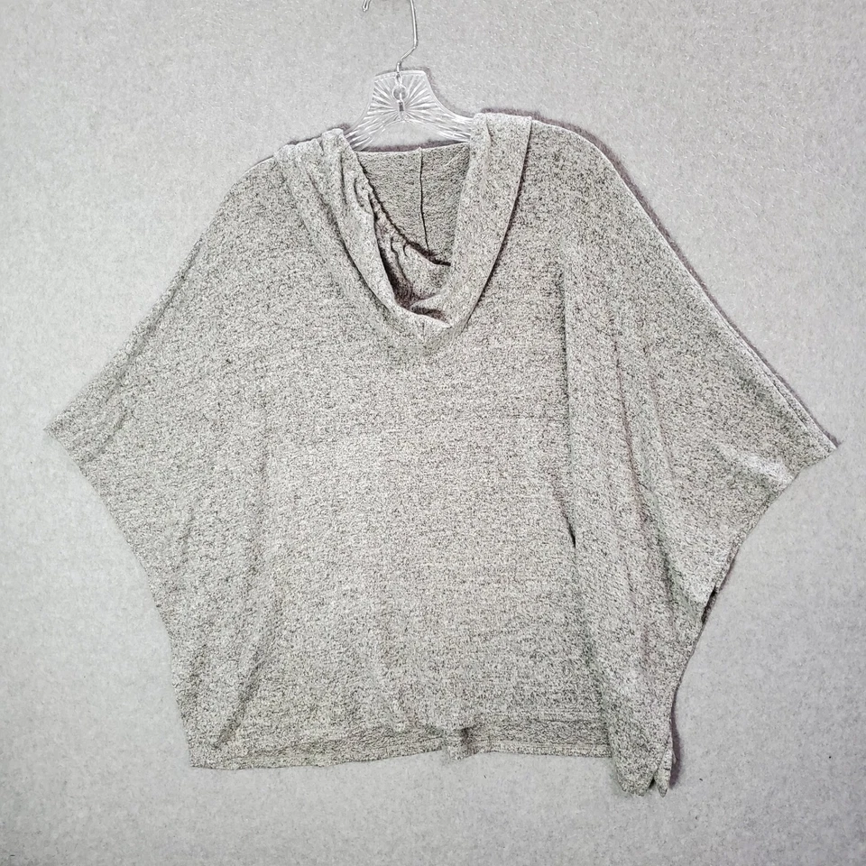 Sudadera Juicy Couture Mujer XL Gris Kimono Con Capucha Manga Corta Pullover Foto 4 de 4