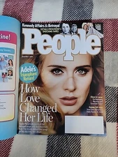 People Magazine December 7, 2015 ADELE 'HOW LOVE CHANGED HER LIFE' The Kennedys