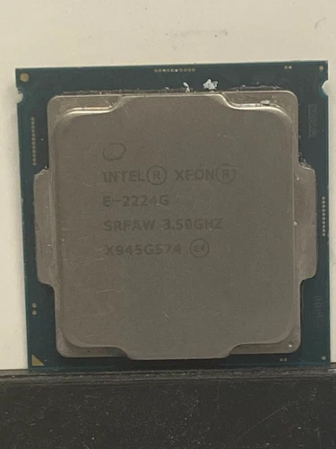 Intel Xeon E-2224G (SRFAW) @ 3.50GHz / 8MB Processor Only