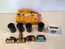 5 Rolls of Film: 3 Kodak 200 gold / 2 Ilford HP5 PLUS 400 Black and White 35mm