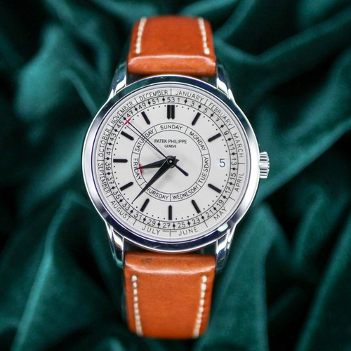 Patek Philippe Calatrava Weekly Calendar Silver Opaline MINT C...