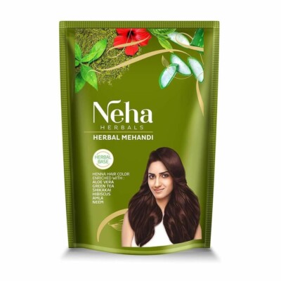 Neha Henna Mehndi Powder Natural Herbal With 8 Herbs | 140 Gram,