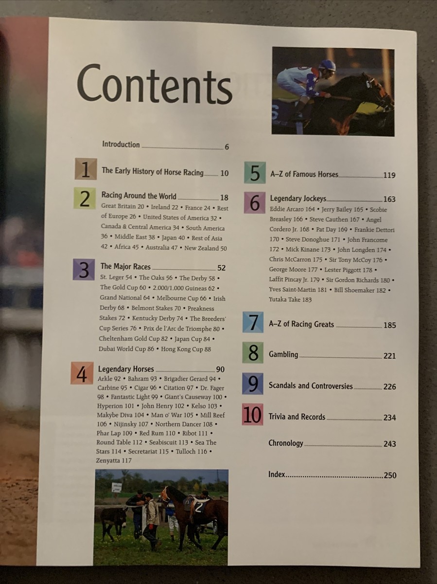 Complete Encyclopedia of Horse Racing : The Illustrated Guide to