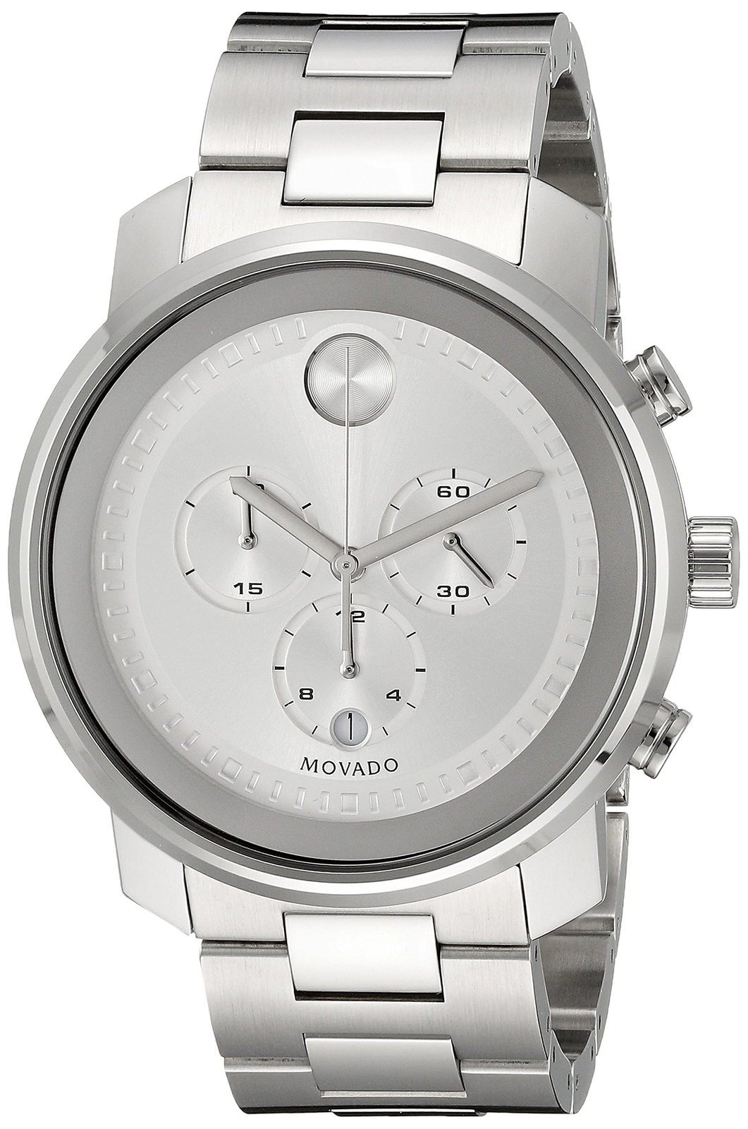 Мужские часы из нержавеющей стали с серебристым циферблатом Movado - 3600276 НОВЫЕ
