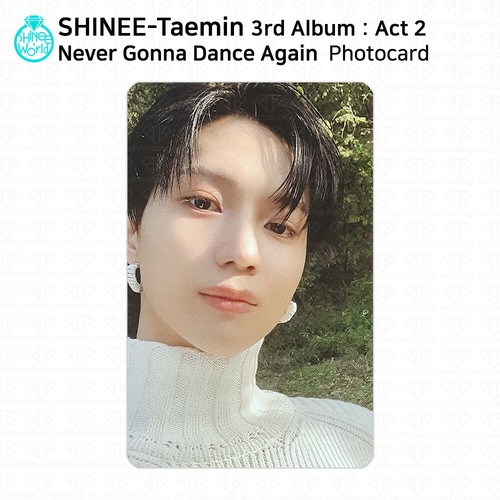 SHINee Taemin 3nd Album Act 2 Never Gonna Dance Again Photocard Photo Slide KPOP - Picture 4 of 27