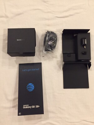 New Samsung Galaxy S8 S8 Plus Components: Box, USBs