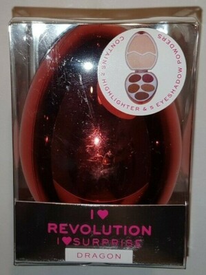 I Heart Revolution EASTER EGG Eye Shadow Palette - 1x DRAGON + 1x ROSE GOLD -