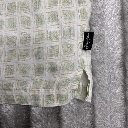Sean John Mens polo shirt button up size 3xl Y2k Linen Button Up - Picture 5 of 11