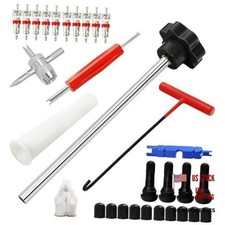 30pcs Tire Valve Stem Removal Installation Tool Kit,Quick Change Set B - 30pcs
