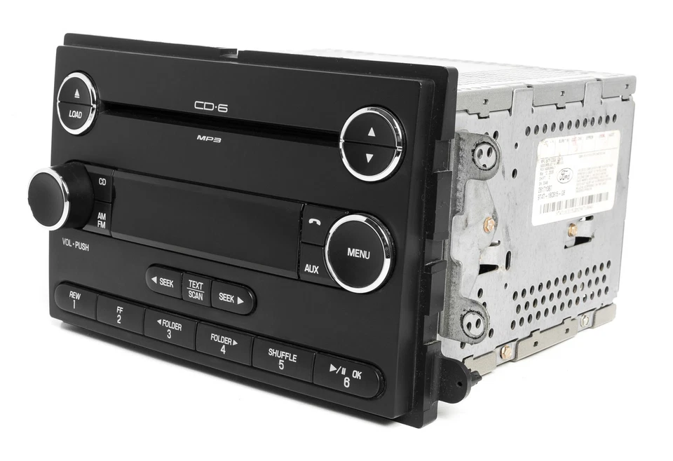 Lincoln MKX 2009-10/2009 Ford Edge AM FM Radio MP3 con 6 discos CD 9T4T-18C815-GB Foto 3 de 4