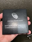 2019-P $1  Apollo 11 50th Anniversary Silver Dollar BU + Mint Packing & COA