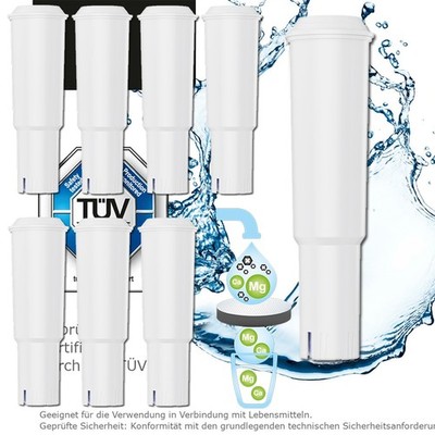 8er-Pack Kaffeemaschinen Wasserfilter für Jura Impressa Z5 Z6 E9 J5 F60 S7 S9 DE