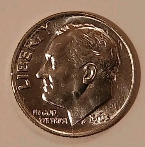 1963 P Roosevelt Dime Uncirculated 90% Silver