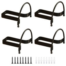 Metal Wall Hook Display Shelf for Western Hats In Contemporary Curved Designs