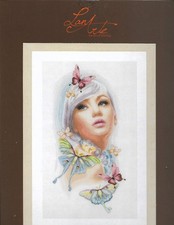 "Butterfly Dreams" Cross Stitch Kit with Linen