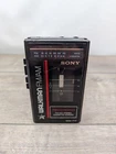 VTG Sony Walkman Cassette Corder Recorder AM FM Radio WM-F17 UNTESTED