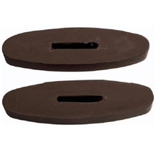 Roma Horse Rubber Diamond Rein Stops for Running Martingale Pair