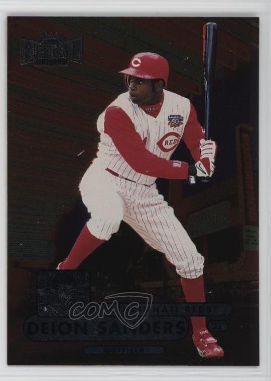 1998 Metal Universe Deion Sanders #99 1t71