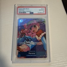 2022 ONE PIECE OP01-ROMANCE DAWN BOX TOPPER #077 PERONA PSA 10