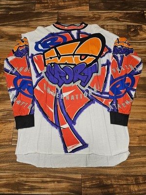 Vintage 1995 AXO Sports International Graffiti Motocross Supercross Jersey Sz XL