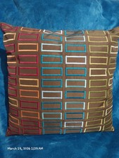 Pier 1 Throw Pillow Beautiful Multicolor Brow...