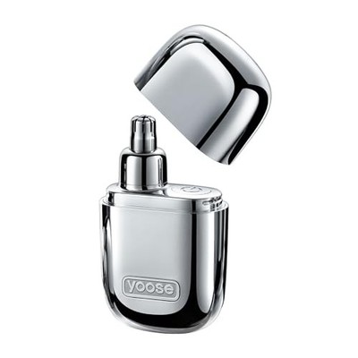Nose Hair Trimmer, Alloy Rechargeable Nose Hair Trimmer for Men Alloy Silver
