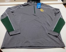 COLUMBIA BU Baylor University Bears Shirt Omni-Wick Shotgun 2.0 QuarterZip Top L