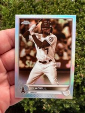 2022 Topps Chrome JO ADELL SEPIA REFRACTOR ANGELS STAR Baseball Card