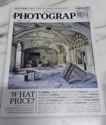 British Journal of Photography Magazine BJP January 2011 The Money Issue