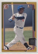 2015 Bowman Draft Gold 12/50 Willie Calhoun #185 fm0