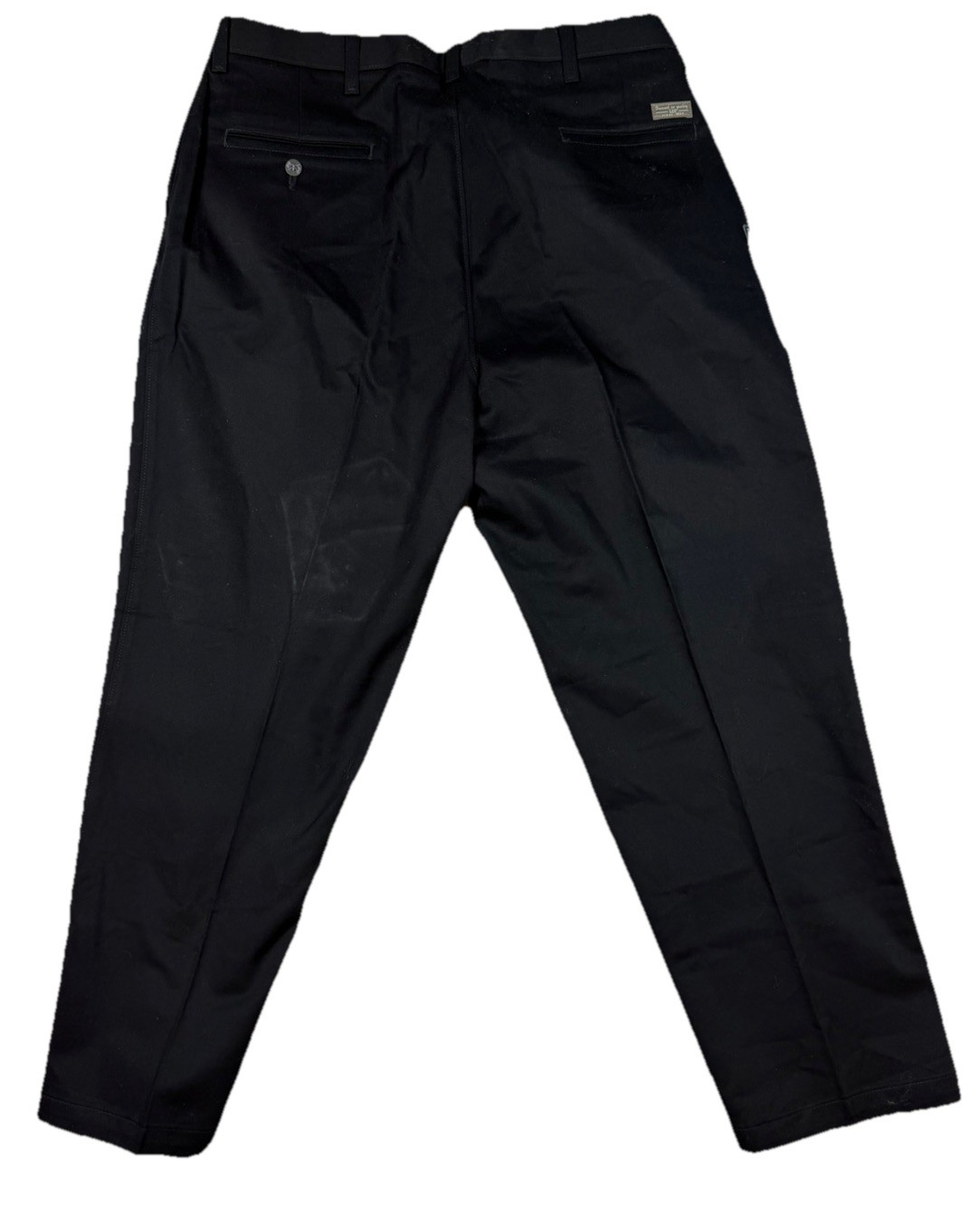 NWT Lee black trousers, Size 38x29 414-1001 Relaxed Fit Dress / Work Pants thumbnail 4