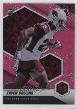 2021 Panini Mosaic Rookies Fluorescent Pink Prizm 2/10 Zaven Collins #363 4e9