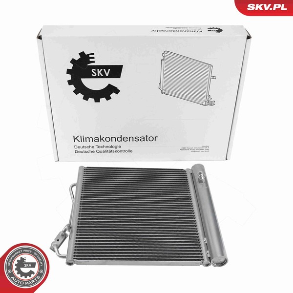 Kondensator Klimaanlage Esen SKV 86SKV344 Aluminium FüR Smart 450 City 330 352-image