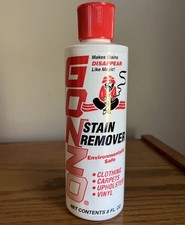 Gonzo Stain Remover For Fabrics Environmentally Safe 8 Fl Oz Retired HTF - NEW