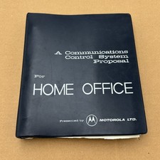Vintage Motorola Small Shop Test Equipment Manual Binder For 3 Pieces Vintage Motorola Small Shop Test Equipment Manual Binder For 3 Pieces