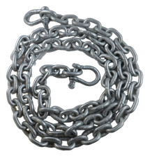 US Galvanized Windlass 5/16" x 20' ISO G4 Anchor Chain HDG with Shackles