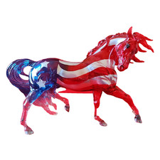 Breyer Horse 1845 Old Glory Flag 4th of July Patriotic Decorator ESPRIT 2021