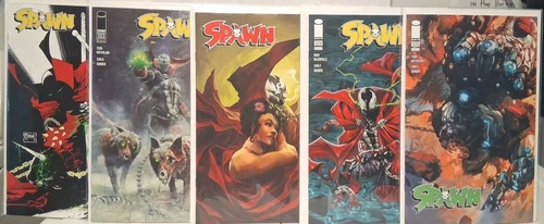 SPAWN 1ST PRINTS & VARIANTS LOT OF 5 #323-#325 IMAGE COMICS NM UNREAD 🔥