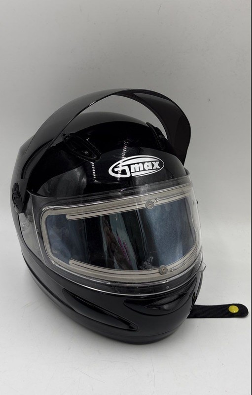 Gmax Unisex Black DOT 48S Protective Headgear Full Face Motorcycle Helmet Size S