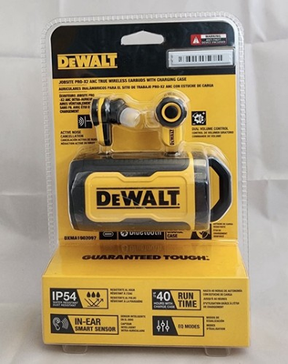 #ad #ad DEWALT DXMA1902097 Bluetooth Earbuds ANC Water Resistant Charging Case $80.00