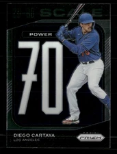 Diego Cartaya 2023 Panini Prizm 20-80 Scale #SCC10 Los Angeles Dodgers