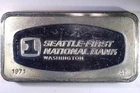 1971, Franklin Mint, Seattle-First NB,  Wahsingtion, 1000 Grains Silver Bar