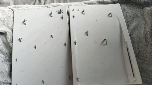 Custom PlayStation 5 PS5 Face Plates Disc Edition White Shell Case Cover - Foto 4 di 7