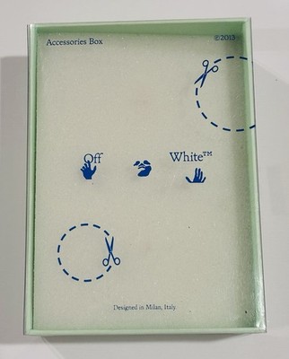 Off-White ''Accessories Box'' 2013 EMPTY Gift Storage Box - 4 x5.75  x1.5 